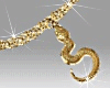 SCRW Snake Necklace Gold