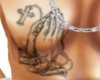prayer hand tat