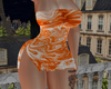 𝓚| tube dress orange