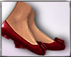 [E]Red Flat Shoes