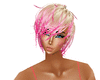 pink n blonde wet hair