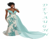 OLIVIA TEAL GOWN