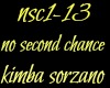 no second chances