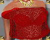 <P>Top I Lace Red