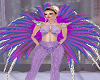 Purple Dancers Feathers