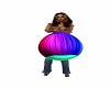 rainbow bouncy ball