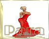 P9]"EMMA"Sheer  Red Gown