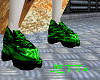 Toxic Green Raver Shoes