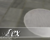 Lex round rug white