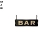 Hanging BAR sign