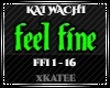 KAI WACHI - FEEL FINE