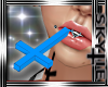 Mouth Cross /blue
