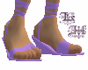 Purple Hippie Sandals