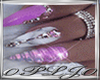 Diamond Nails Purple