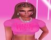 SPOILED Brat Pink Crop