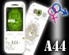 [A44] White cellphone