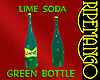 (RM) bottle lime soda