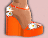 KC-Orange Spring Sandals