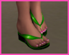 Di* Green Flip Flops