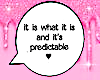 𝓜 | predictable 💝