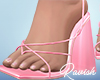 Pink Plastic Heels