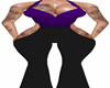 Donna Blk/Purple Tats L