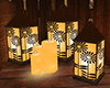 fall candles & lanterns