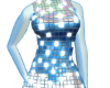 Futuristic Dress Blue