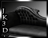 Gothic black sofa