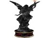 Black Marble Angel Statu