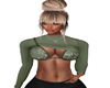 Bra + Crop Green