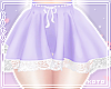 琴. Lacey skirt lilac