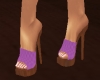 Purple Brown heels