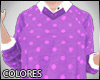 Sweater + Shirt Purple