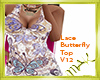Lace Butterfly Top V12