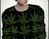 Green Marijuana Sweater