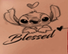 Blessed Stitch Tattoo