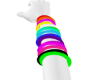 colorful rubber bracelet
