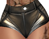 Leather Mini Shorts Crm