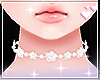 Choker flower white