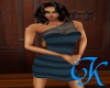 [K] Cocktail Dress Blue