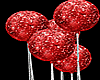 RED SPARKLE BALLOONS