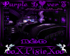 purple lovers bed