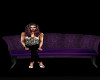 Purple 2seater bench
