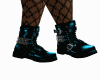 ch)blue punk boots