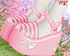 w. Cute Pink Platforms