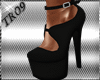 Selda Black Heels