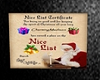 Xmas Nice Certificate