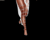 white luxury heels