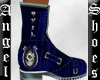 evil boots blue